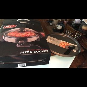 Pizza Cooker, Pan and Cutter
